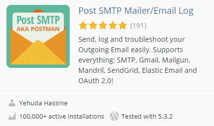 Post SMTP Mailer/Email Log